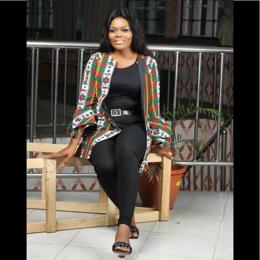 African print jacket